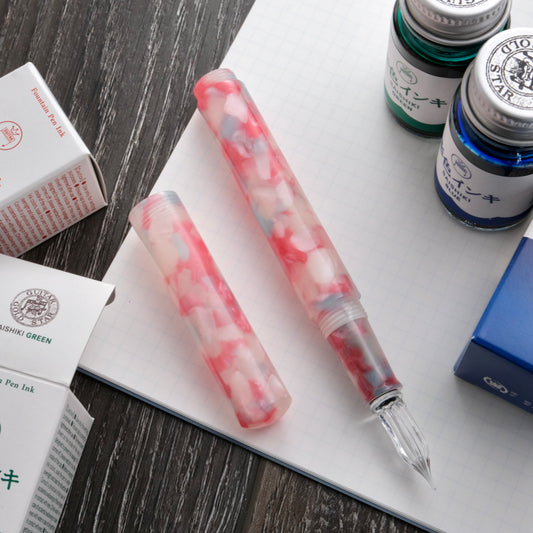 Teranishi Chemical Industry Guitar Glass Pen - Jelly Red