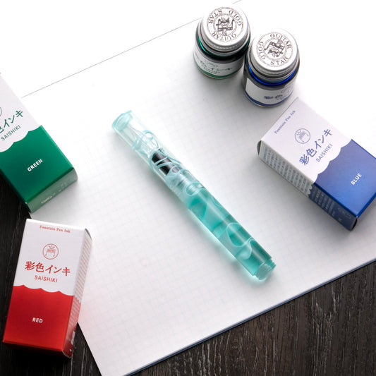 Teranishi Chemical Industry Guitar Glass Pen - Ice Mint