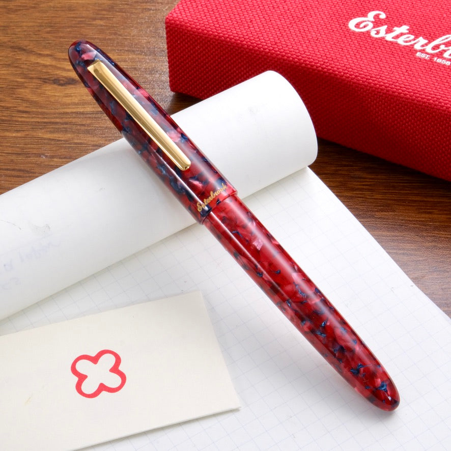 Esterbrook Estie Fountain Pen - Scarlet (Gold Trim)