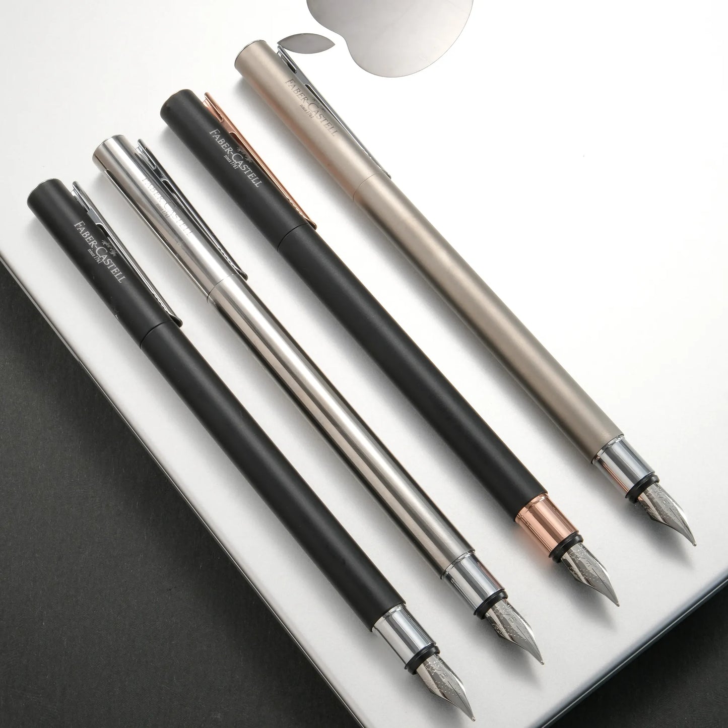 Faber-Castell Neo Slim Metal Fountain Pen - Silver Matte