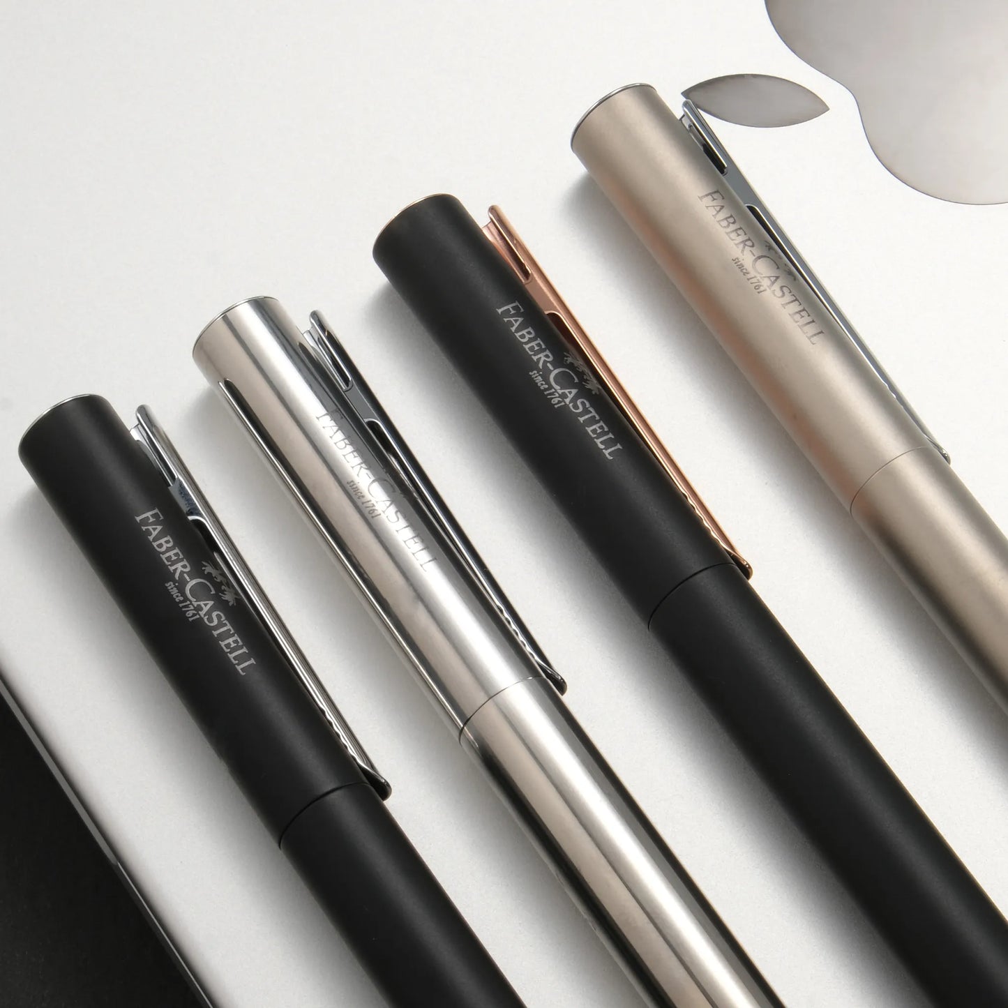 Faber-Castell Neo Slim Metal Fountain Pen - Silver Matte