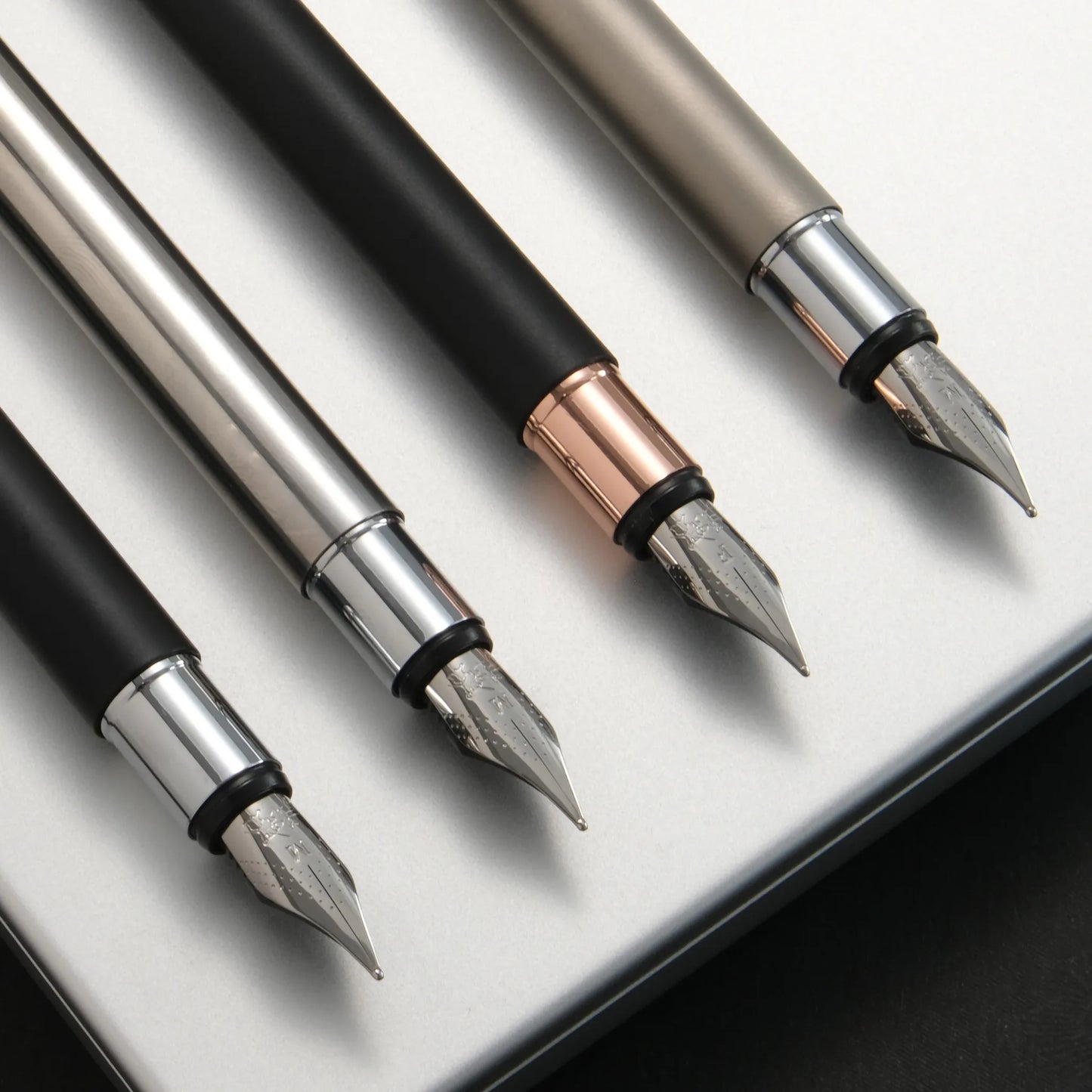 Faber-Castell Neo Slim Metal Fountain Pen - Silver Matte