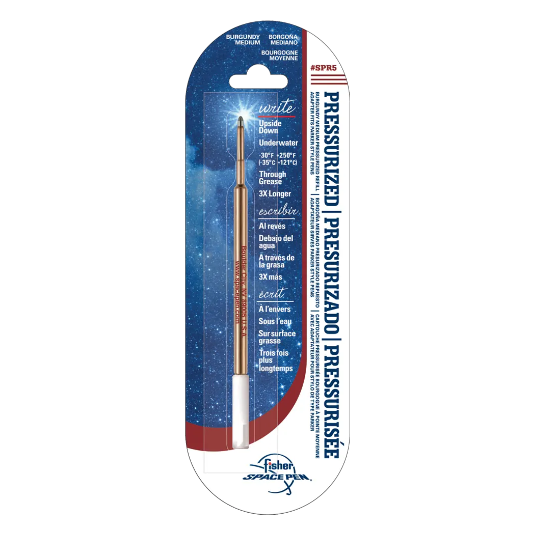 Fisher Space Pen PR Series Pressurized Ballpoint Pen Refill - Burgundy