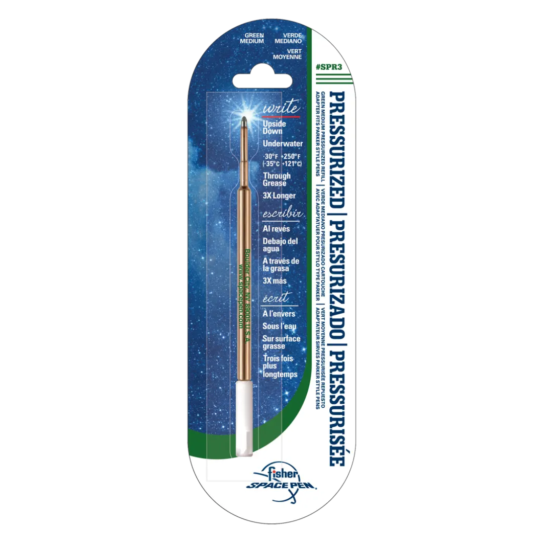 Fisher Space Pen PR Series Pressurized Ballpoint Pen Refill - Green