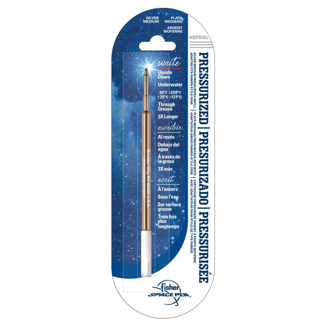 Fisher Space Pen PR Series Pressurized Ballpoint Pen Refill - Silver