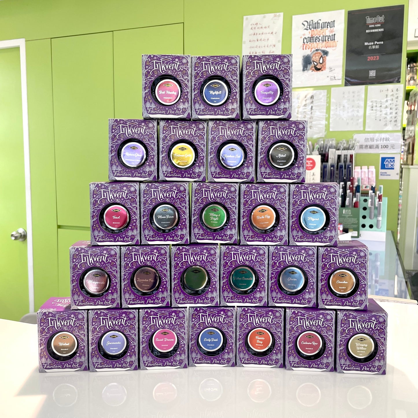 Diamine Ink-vent Purple Edition 2023 Fountain Pen Ink - Buck's Fizz