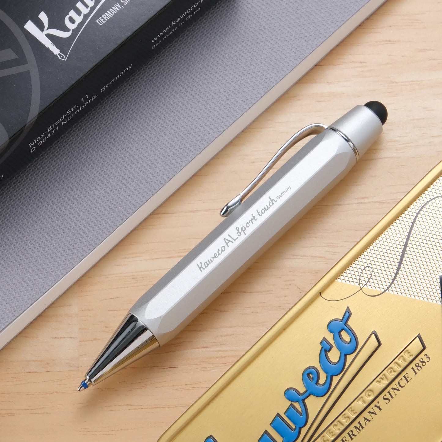 Kaweco AL Sport Touch Ballpoint Pen - Silver
