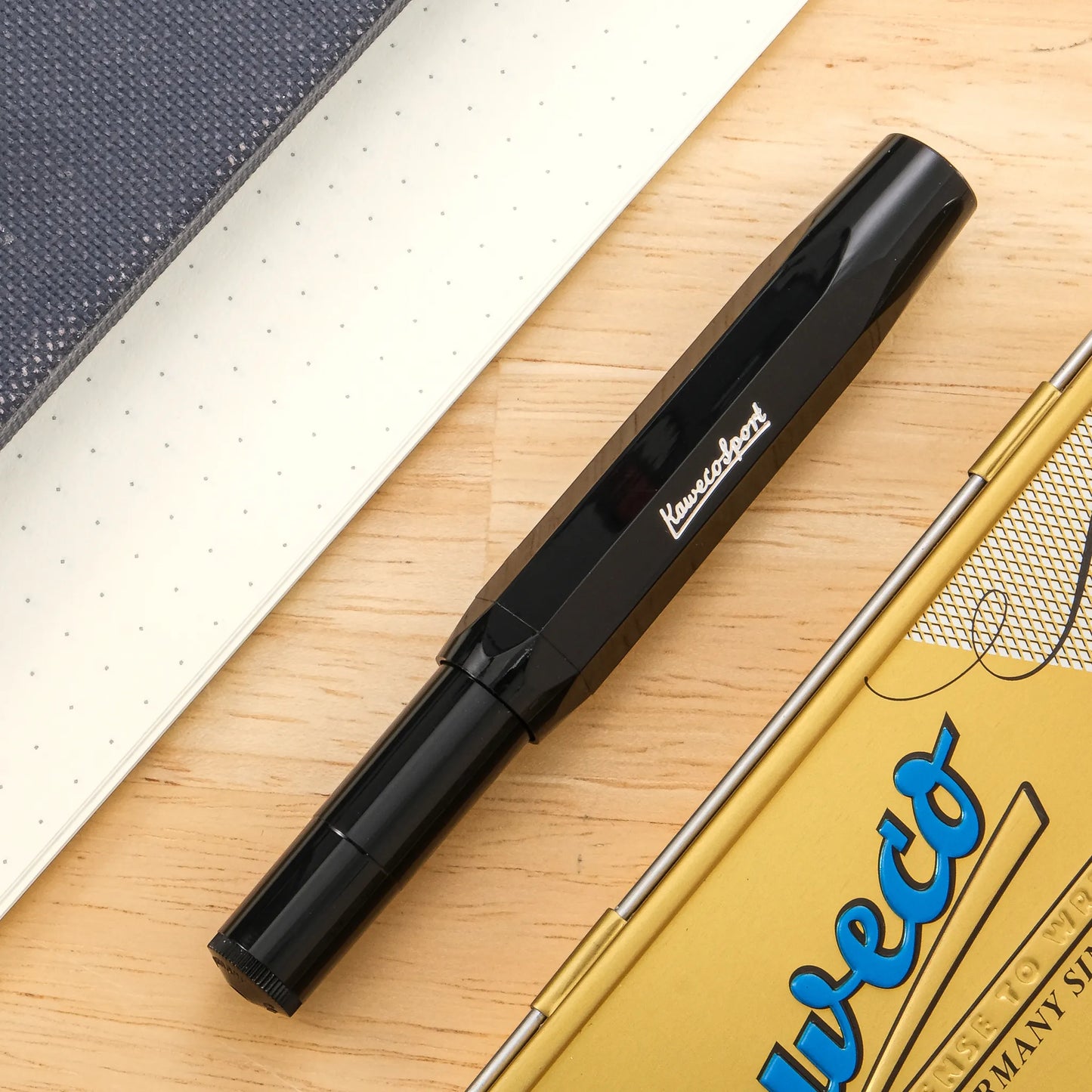 Kaweco Sport Fountain Pen - Black with Twin Bock Nib