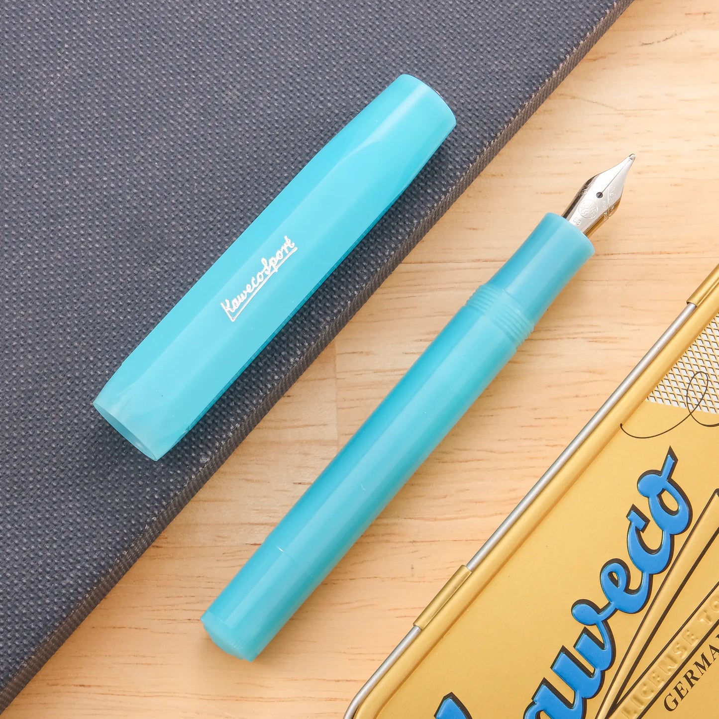 Kaweco Frosted Sport Fountain Pen - Light Blueberry