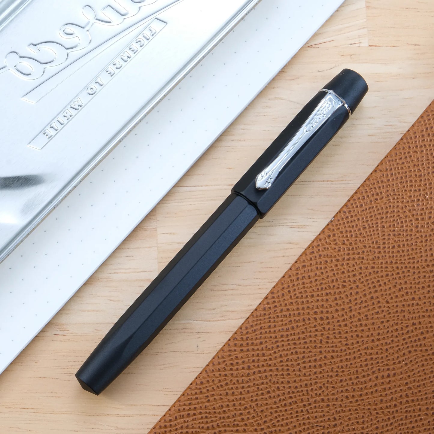 Kaweco Original Black Chrome Fountain Pen (Small 060 Nib)