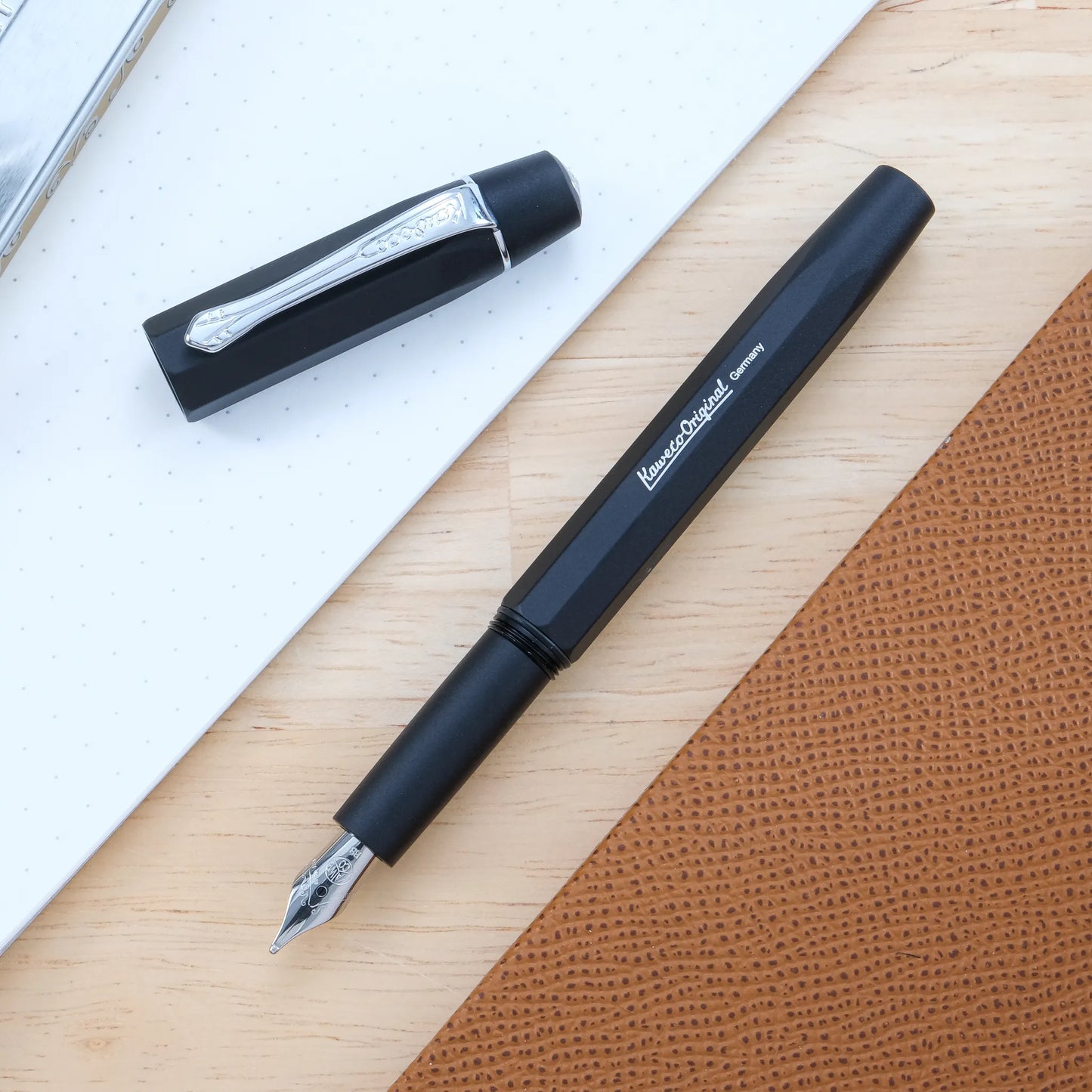 Kaweco Original Black Chrome Fountain Pen (Small 060 Nib)