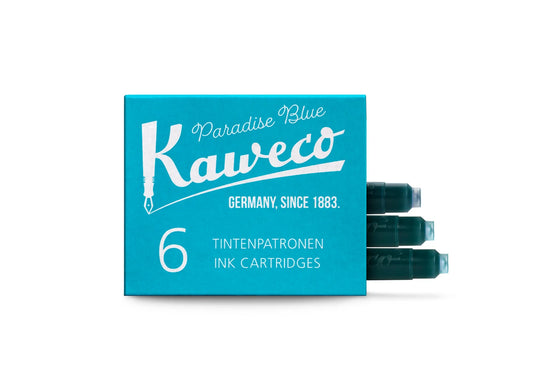 Kaweco Ink Cartridges 6-pack – Paradise Blue