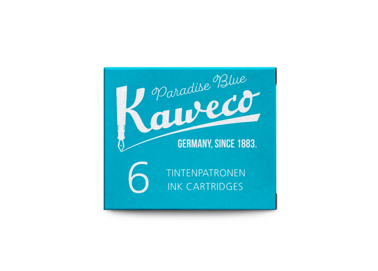 Kaweco Ink Cartridges 6-pack – Paradise Blue