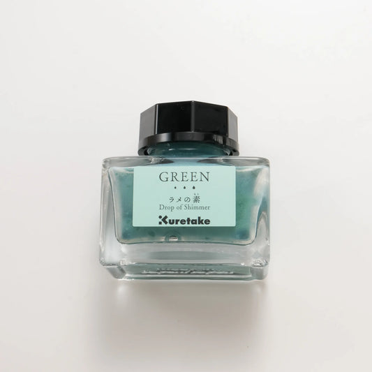 Kuretake Ink Cafe Drops of Shimmer - Green