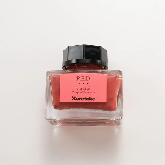 Kuretake Ink Cafe Drops of Shimmer - Red