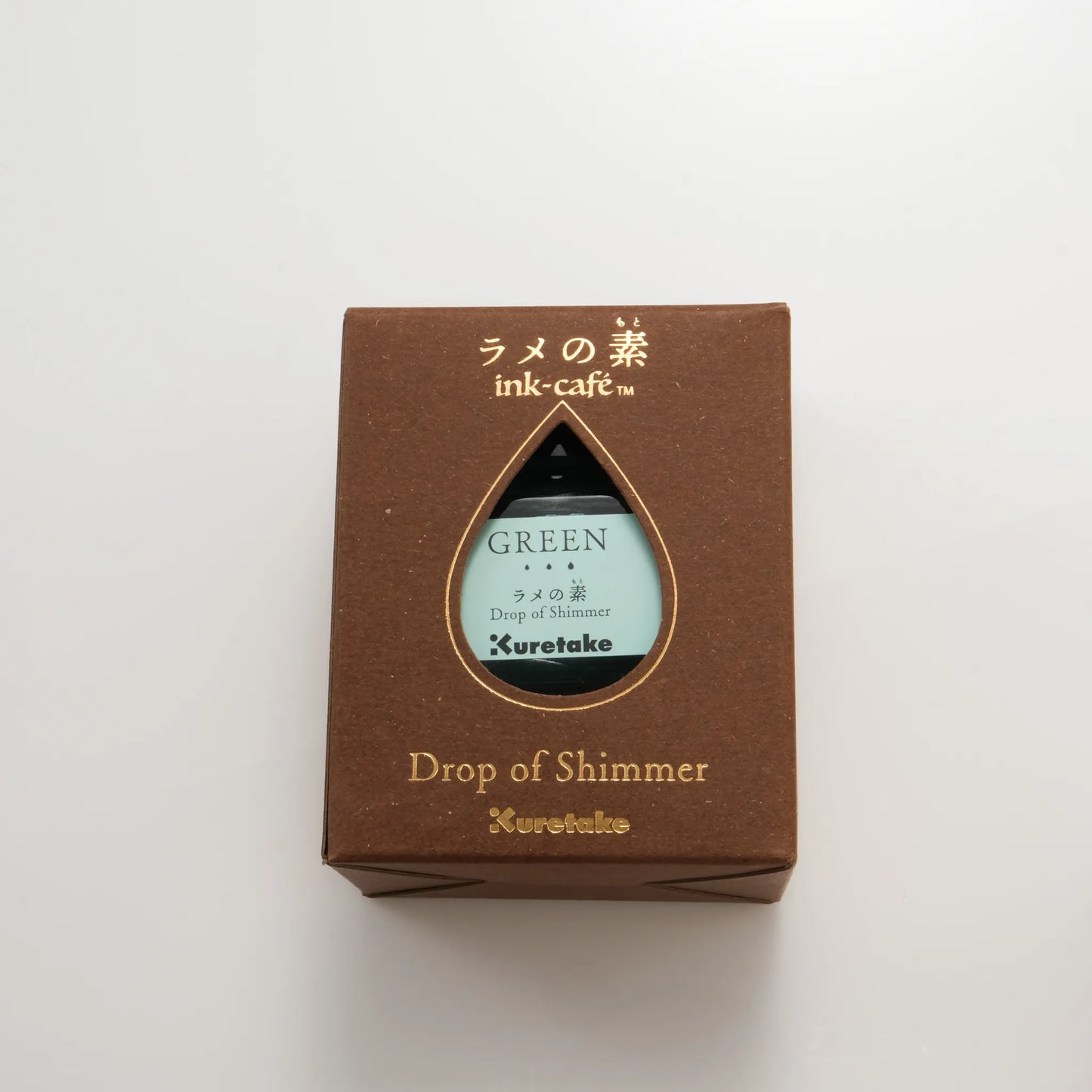 Kuretake Ink Cafe Drops of Shimmer - Green