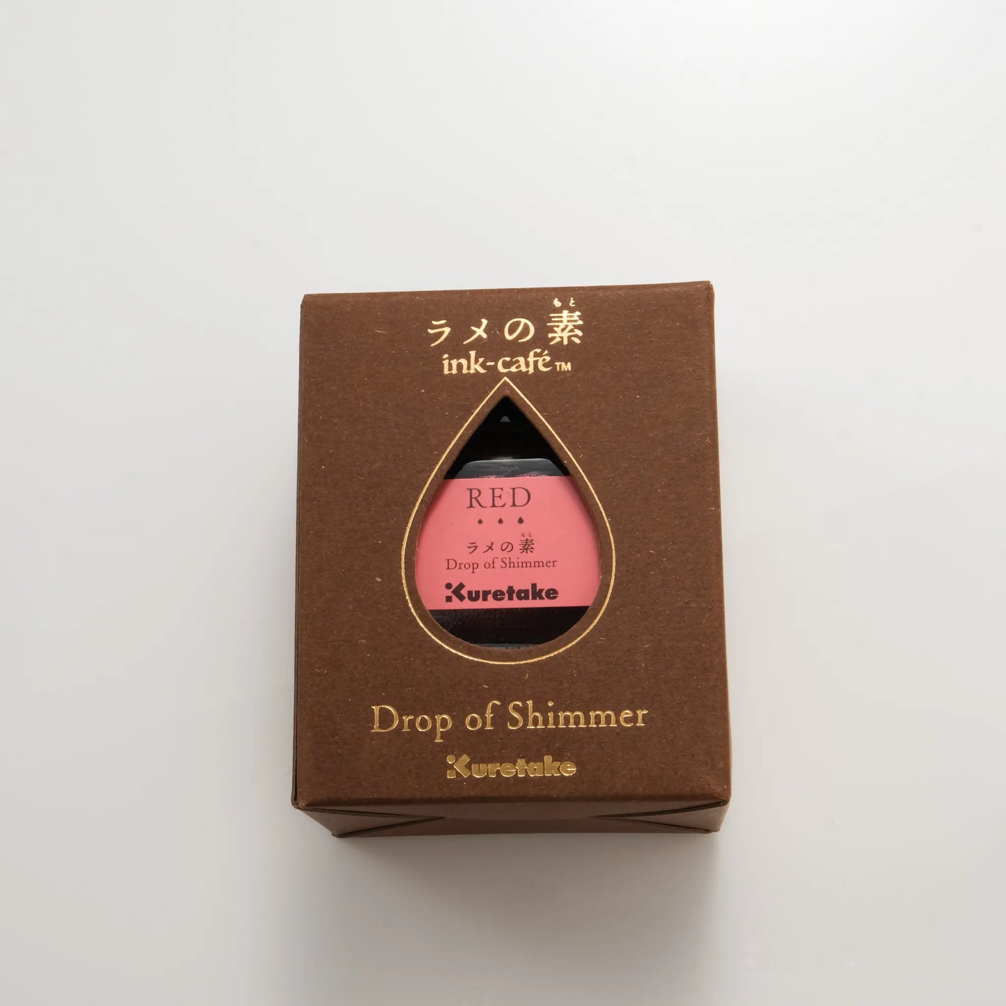 Kuretake Ink Cafe Drops of Shimmer - Red