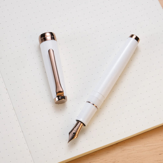 Nagasawa Odyssey Snow White Fountain Pen (Limited Edition)