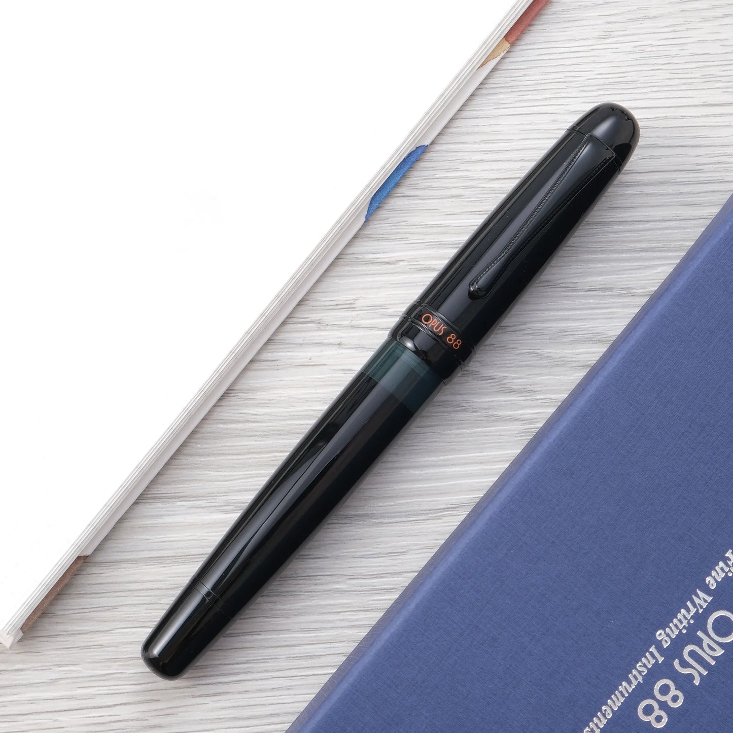Opus 88 Jazz Eyedropper Fountain Pen - Black