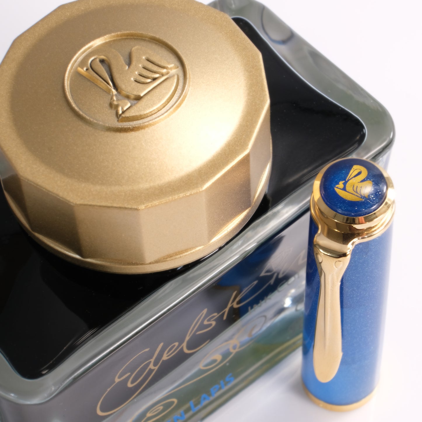 Pelikan M200 Special Edition Fountain Pen Set - Golden Lapis
