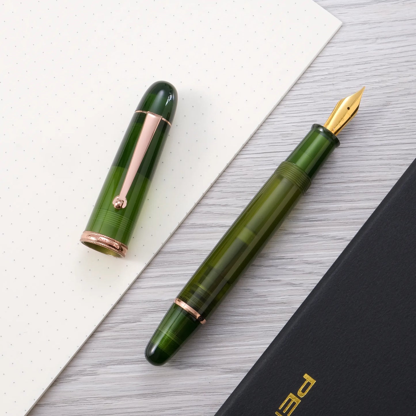 Penlux Masterpiece Grande Fountain Pen - Rainforest