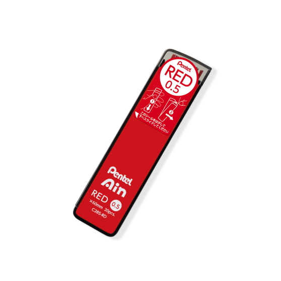 Pentel Ain Lead 0.5mm – Red, Blue