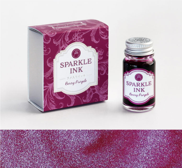 Teranishi Chemical Industry Guitar Shimmering Sparkle Dip Pen Ink - Berry Purple