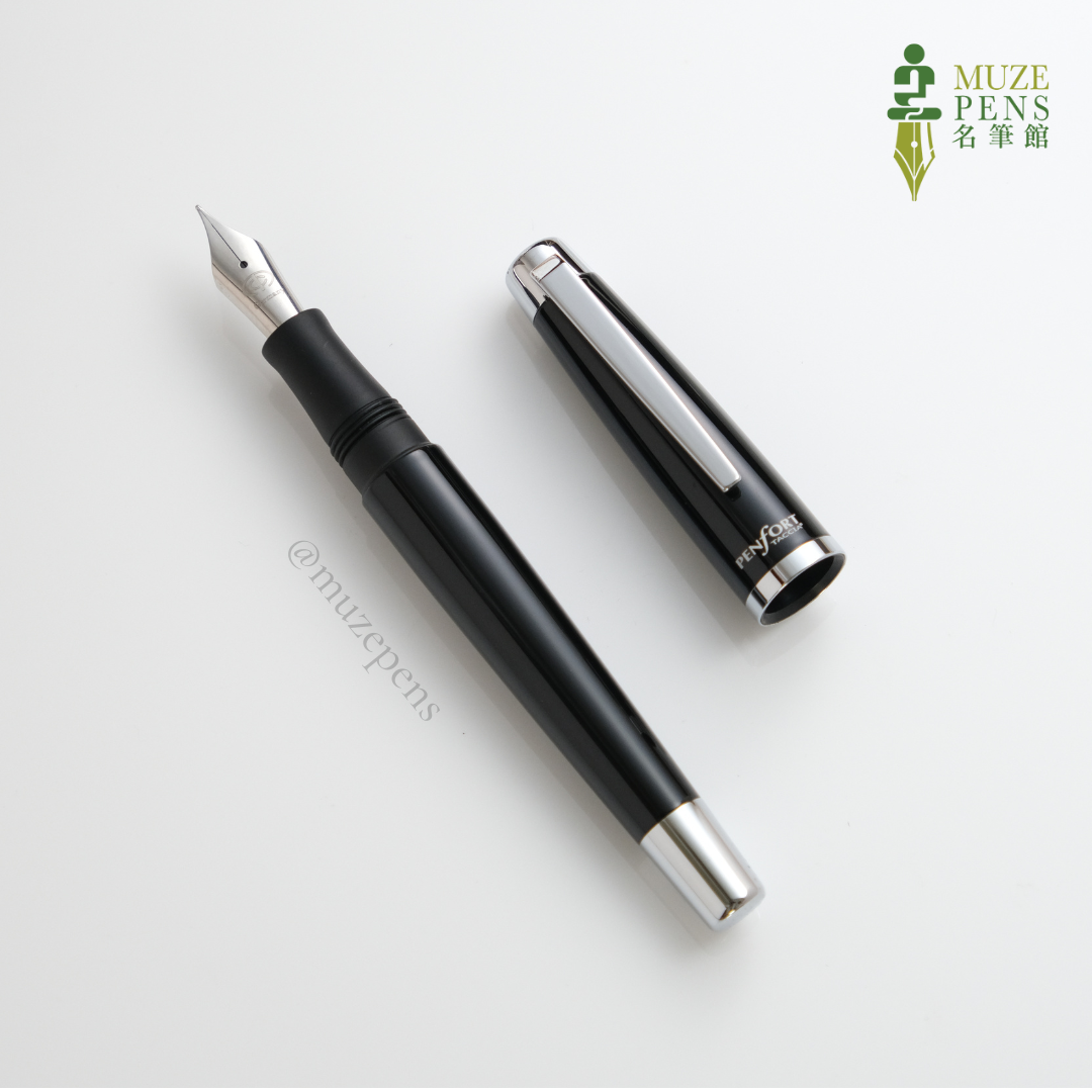 TACCIA PENFORT Urbane Fountain Pen - Black
