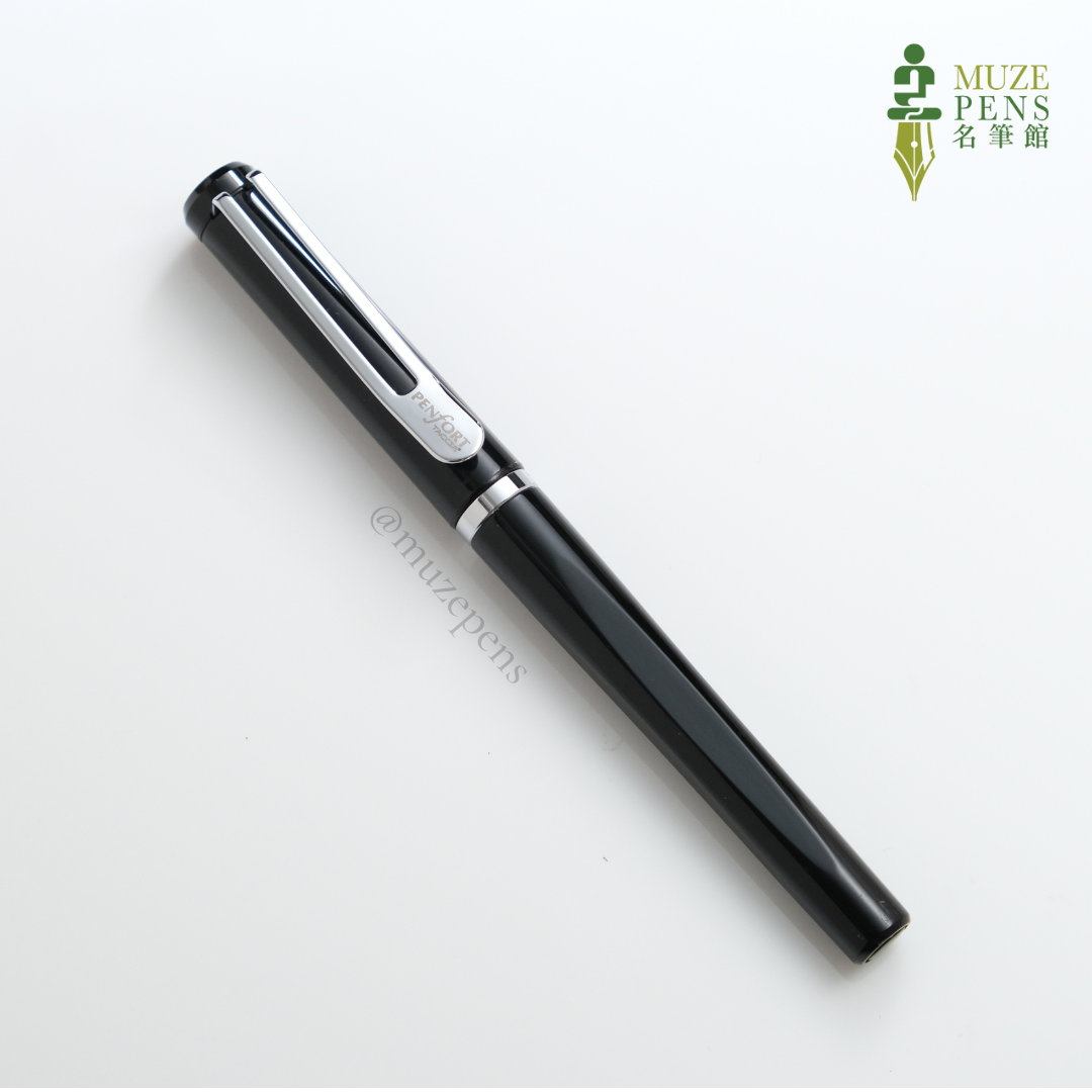 TACCIA PENFORT Facet Fountain Pen - Black