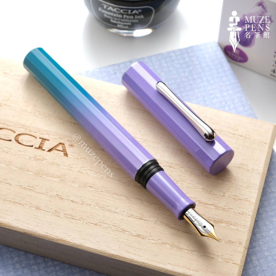 TACCIA Iro-joukei Urushi Fountain Pen - The Color of Tsuyu (Limited Edition)