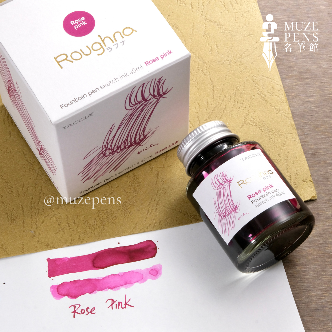 TACCIA x Toshiyuki Kita Roughna 40ml Sketch Ink - Rose Pink