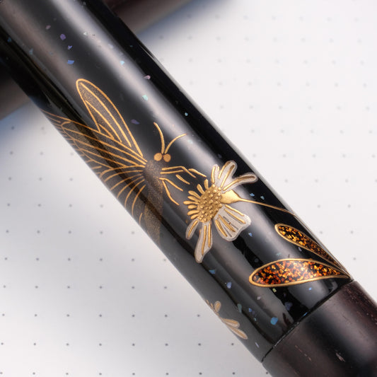 Fine Writing Int. Maki-e & Precious Wood Fountain Pen - Papilio Maraho (Limited Edition)