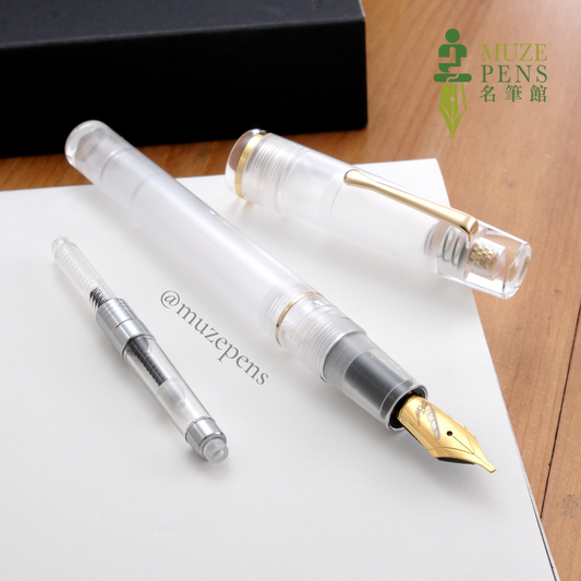 Fine Writing Int. Fenestro Fountain Pen - Demonstrator (Gold Trim)