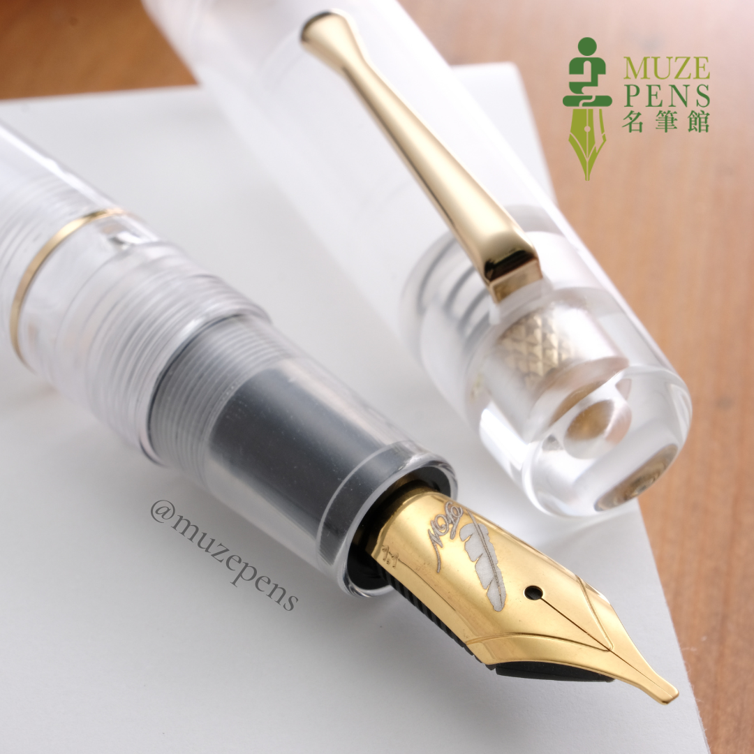 Fine Writing Int. Fenestro Fountain Pen - Demonstrator (Gold Trim)