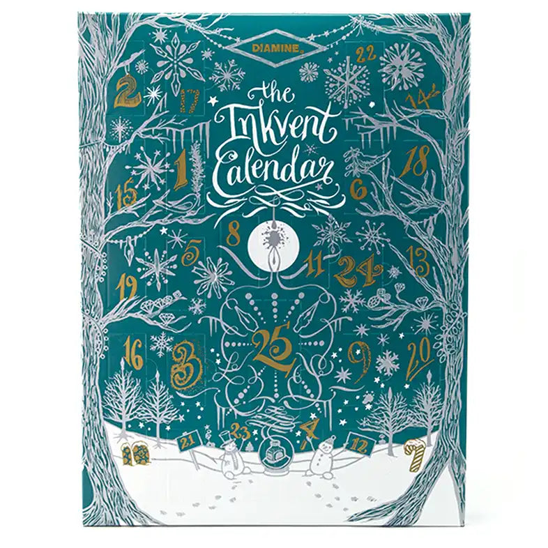 Diamine Inkvent Calendar – Teal Edition (2025) – Muze Pens
