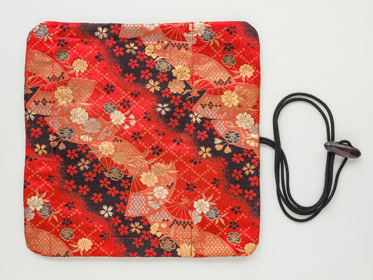 TACCIA Kimono Nishijin 4 Slot Pen Roll - Sakura Festival
