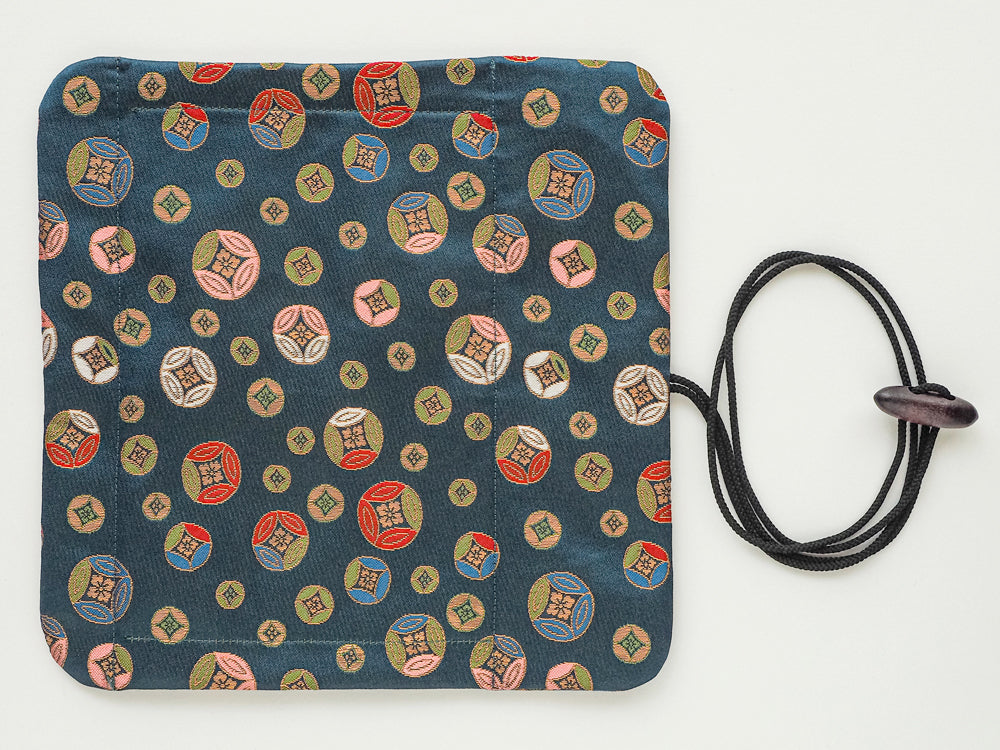 TACCIA Kimono Nishijin 4 Slot Pen Roll - Edo Komon