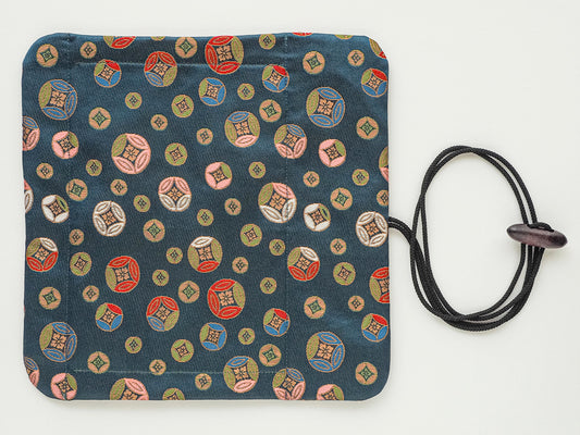 TACCIA Kimono Nishijin 4 Slot Pen Roll - Edo Komon