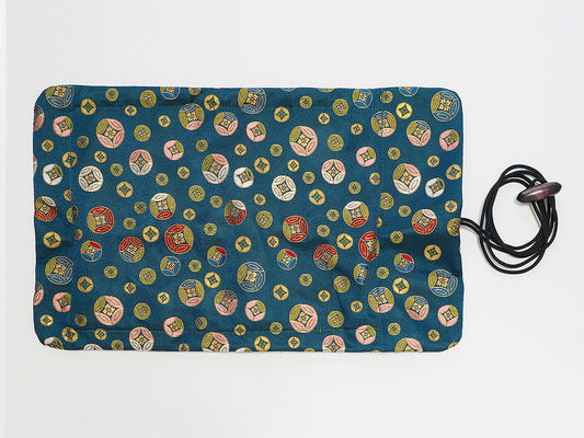TACCIA Kimono Nishijin 8 Slot Pen Roll - Edo Komon