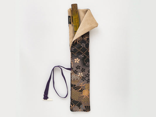 TACCIA Kimono Nishijin Single Pen Wrap - Sakura Night