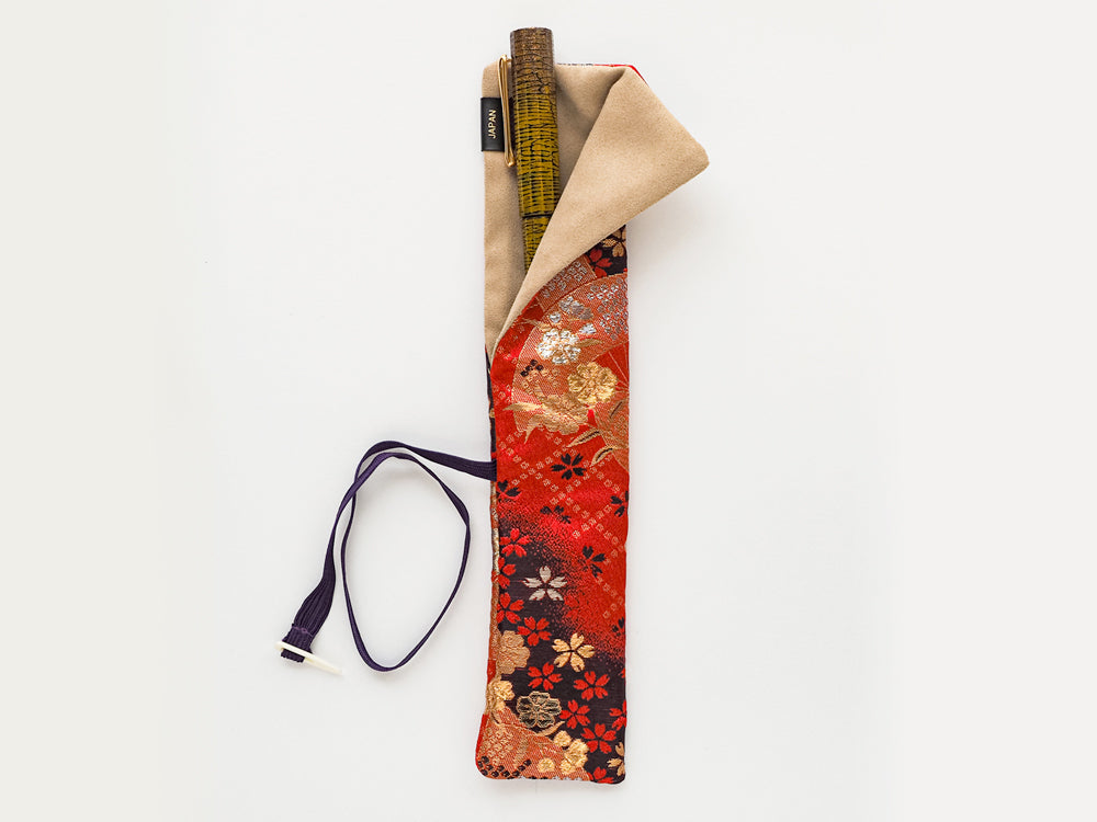 TACCIA Kimono Nishijin Single Pen Wrap - Sakura Festival