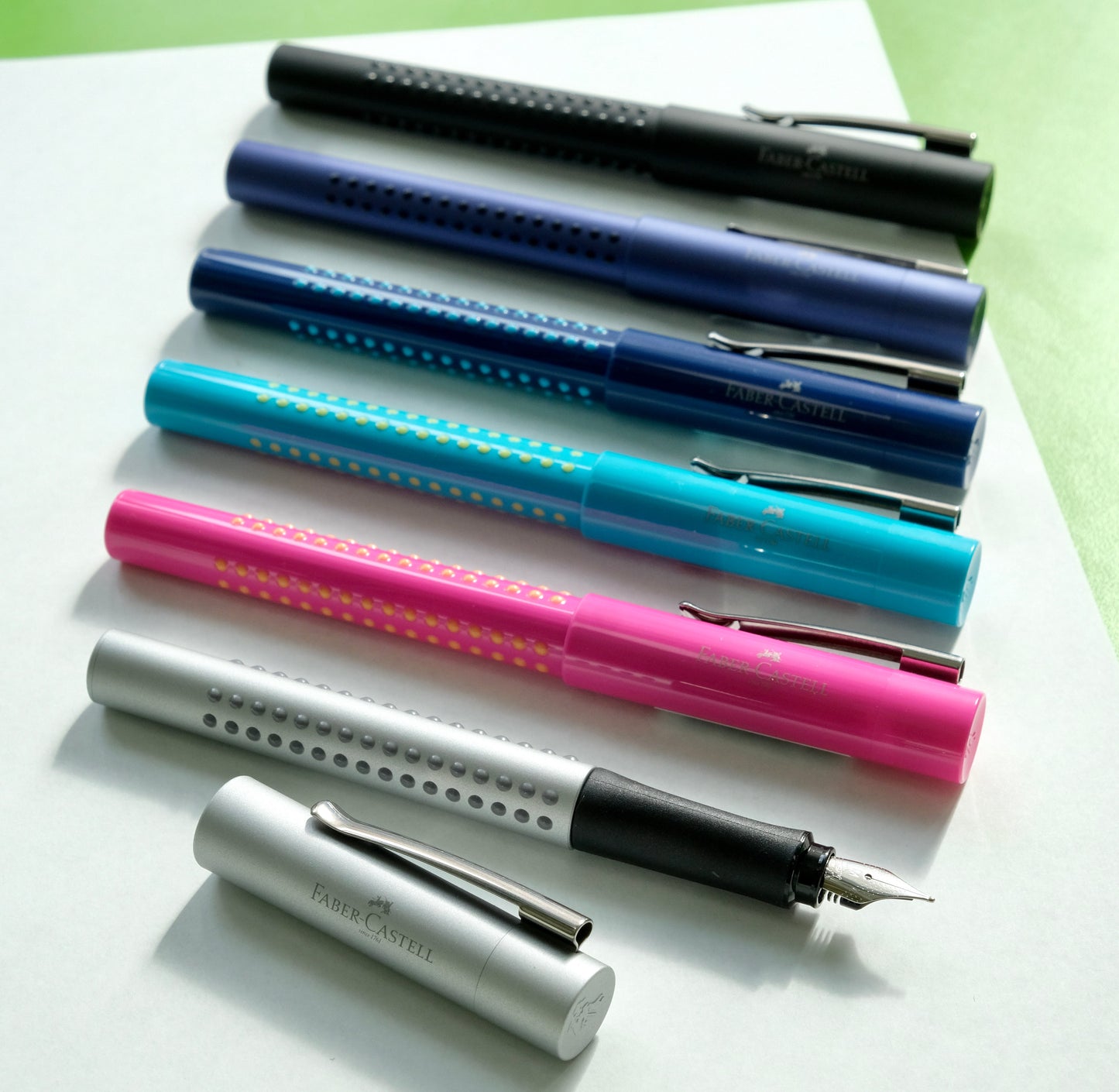 Faber-Castell Grip Fountain Pen - Pink-Orange