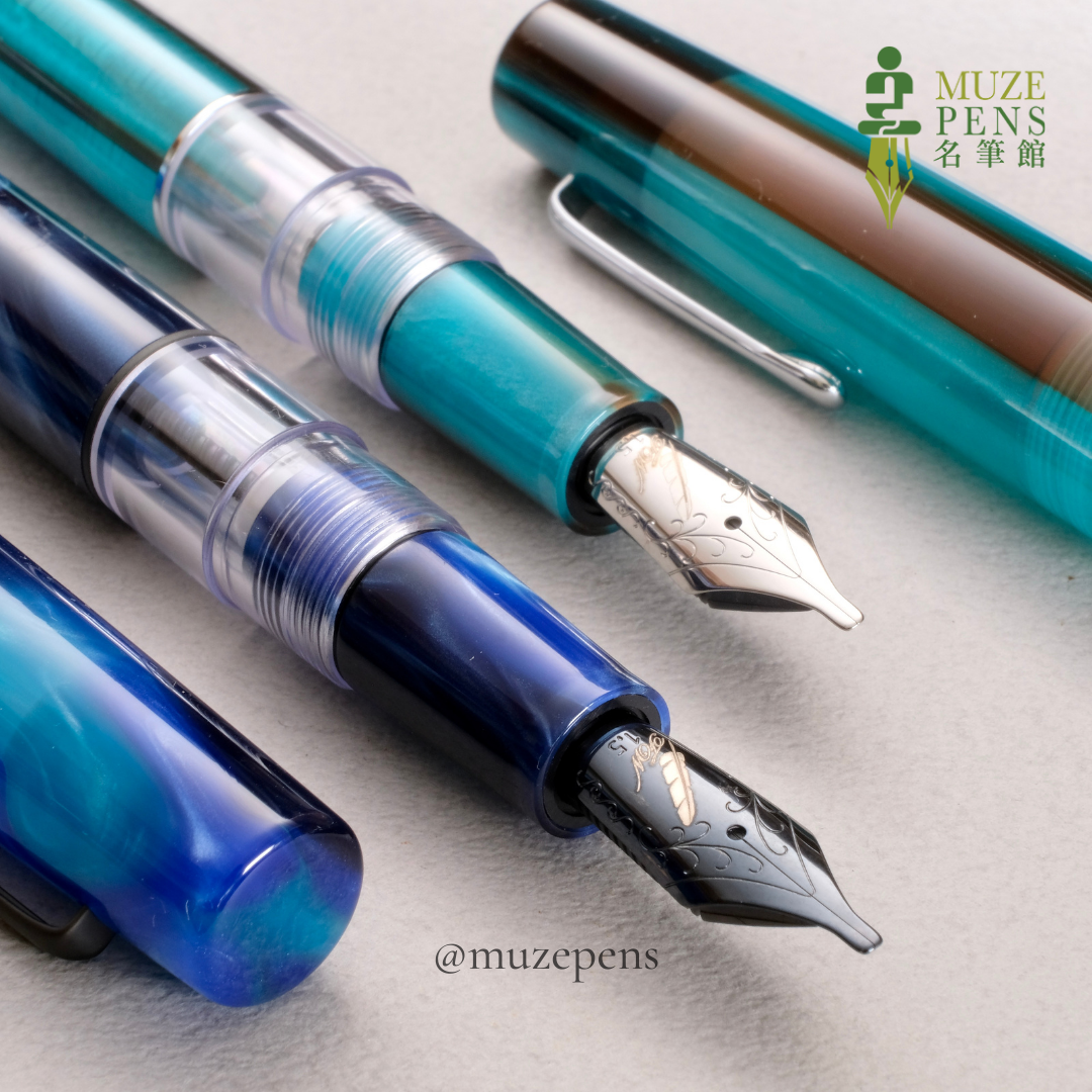 Fine Writing Int. Fenestro Fountain Pen - Kuroshio
