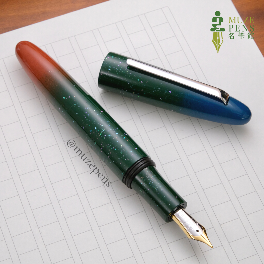 TACCIA Hyakko-Hisho Kiwami Urushi Fountain Pen - Hakumei (Twilight)(Limited Edition)