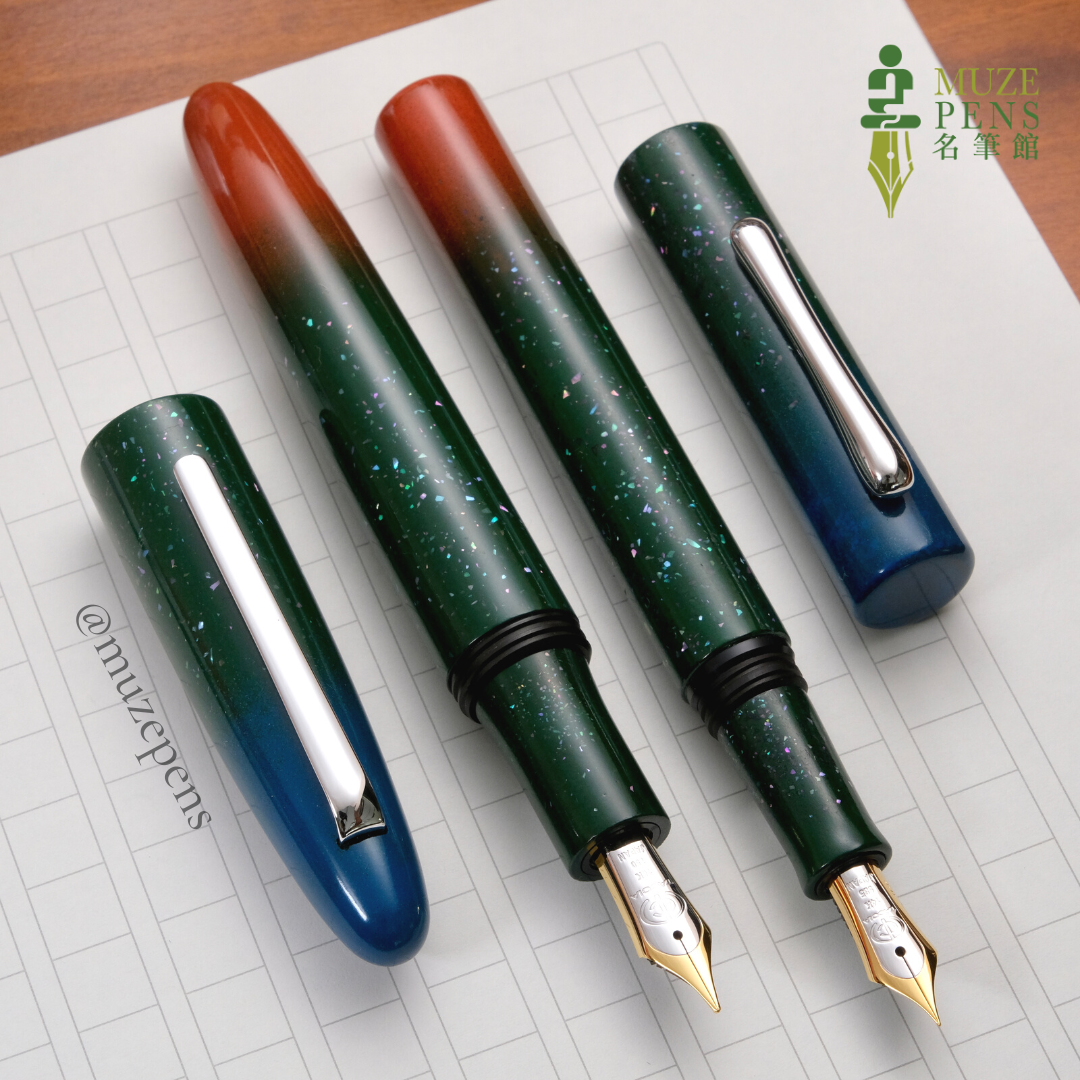 TACCIA Hyakko-Hisho Kiwami Urushi Fountain Pen - Hakumei (Twilight)(Limited Edition)