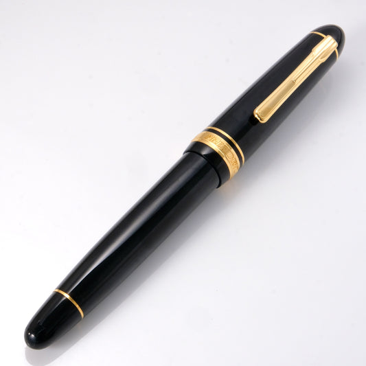 Platinum President Fountain Pen - Black (Gold Trim)
