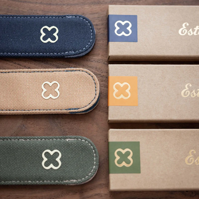 Esterbrook The Pen Pocket Canvas Sleeve MMO - Navy