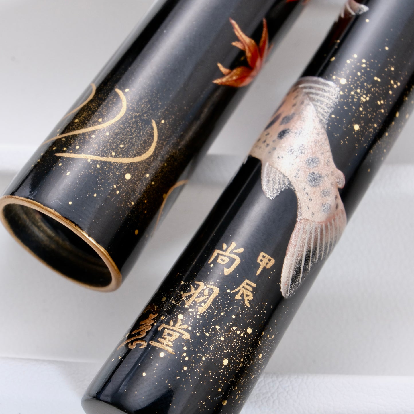 Fine Writing Int. Maki-e Fountain Pen － Formosan Salmon (Limited Edition)