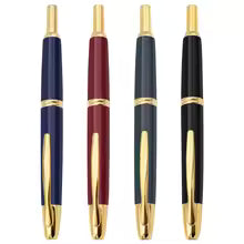 Pilot Capless Gold Trim Fountain Pen with 18kt Gold Nib