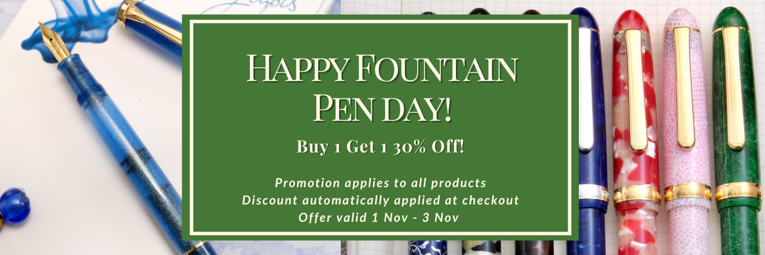 Fountain Pen Day 2024 Buy 1 Get 1 30 Off Muze Pens